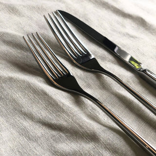 Broggi Gualtiero Marchesi dessert fork polished steel - Buy now on ShopDecor - Discover the best products by BROGGI design