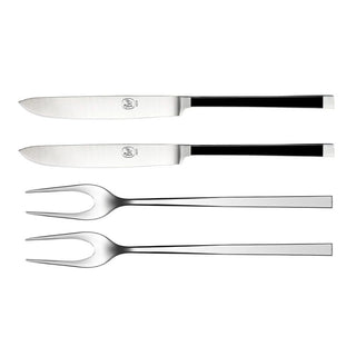 Broggi Gualtiero Marchesi steak set 4 pieces - Buy now on ShopDecor - Discover the best products by BROGGI design