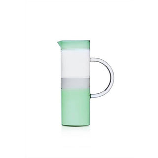 Ichendorf Tequila Sunrise cylindrical jug green/smoke/clear - Buy now on ShopDecor - Discover the best products by ICHENDORF design