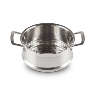 Le Creuset Stainless Steel steamer insert diam. 20 cm. - Buy now on ShopDecor - Discover the best products by LECREUSET design