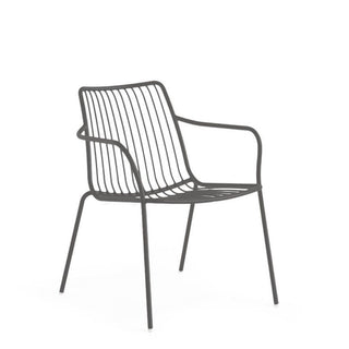 Pedrali Nolita Lounge 3659 garden armchair Pedrali Anthracite grey GA - Buy now on ShopDecor - Discover the best products by PEDRALI design