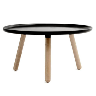 Normann Copenhagen Tablo Large table with plastic top diam. 78 cm. and ash legs - Buy now on ShopDecor - Discover the best products by NORMANN COPENHAGEN design