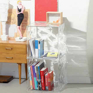Kartell Optic cube-shaped container without door - Buy now on ShopDecor - Discover the best products by KARTELL design