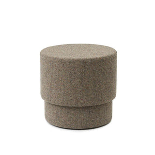 Normann Copenhagen Silo Small upholstery pouf in fabric diam. 50 cm. Normann Copenhagen Silo Earth Confetti/Bolgheri 7 - Buy now on ShopDecor - Discover the best products by NORMANN COPENHAGEN design