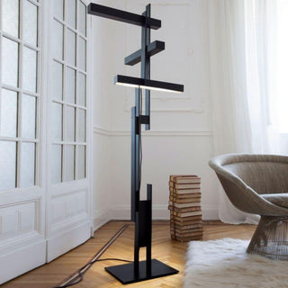 OLuce Las 376 LED floor lamp black by Mist-O - Buy now on ShopDecor - Discover the best products by OLUCE design