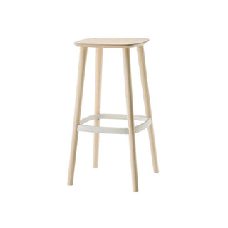 Pedrali Babila 2706 stool in painted ash with seat H.75 cm. - Buy now on ShopDecor - Discover the best products by PEDRALI design