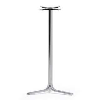 Pedrali Fluxo 5464 3-leg table base polished aluminium H.108 cm. - Buy now on ShopDecor - Discover the best products by PEDRALI design