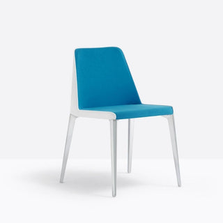 Pedrali Laja 880 padded design chair in fabric - Buy now on ShopDecor - Discover the best products by PEDRALI design