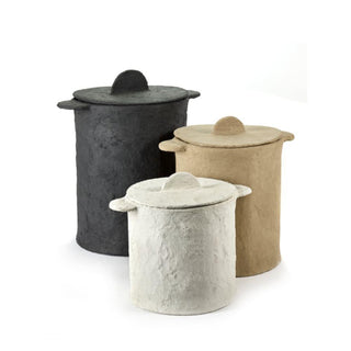 Serax Earth pot with lid white - Buy now on ShopDecor - Discover the best products by SERAX design