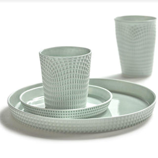 Serax Nido plate raised edge XS green diam. 10 cm. - Buy now on ShopDecor - Discover the best products by SERAX design